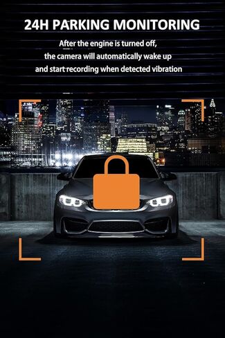 كاميرا داش كام أمامية وداخلية مع بطاقة 64 جيجابايت، كاميرا داش FHD 1080P للسيارات، كاميرات داش للسيارات مع كاميرا للرؤية الليلية بالأشعة تحت الحمراء، كاميرا سيارة 24 ساعة، شاشة بارك، كشف الحركة، مستشعر G لسيارات الأجرة أوبر in Kuwait