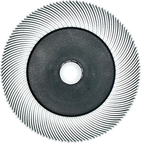 Radial Bristle Brush, 6 in x 1/2 in x 1 in 36 Grit (Brown) with Adapter (Pack of 1) in Kuwait