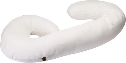 Leachco Snoogle® Supreme │ وسادة الحمل/الأمومة لكامل الجسم │ مع غطاء قابل للإزالة بسحاب - أحمر خدود سعيد in Kuwait