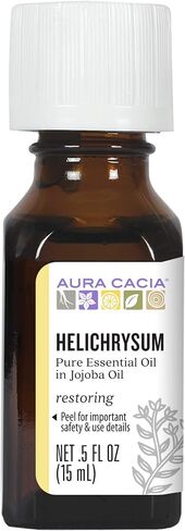 Aura Cacia Helichrysum (في زيت الجوجوبا) 0.5 FL. أوز. in Saudi Arabia