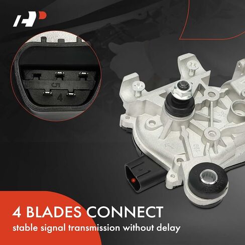 A-Premium Front Windshield Wiper Motor Compatible with Nissan Pathfinder 2013-2015 & Infiniti QX60 2014-2016, JX35 2013, 4-Pin in Saudi Arabia