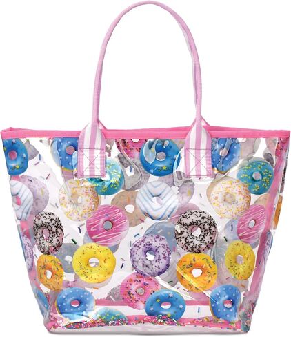 iscream print print clear double handle travel and frame tote collection in Saudi Arabia