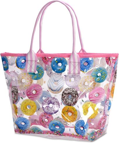 iscream print print clear double handle travel and frame tote collection in Saudi Arabia