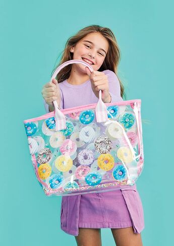 iscream print print clear double handle travel and frame tote collection in Saudi Arabia