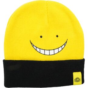ABYstyle Assassination Classroom Koro Sensei Black & Yellow Beanie Anime Manga Accessories Merch in Saudi Arabia