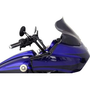 Klock Werks 12" Dark Smoke Flare Windshield Compatible with Harley Road Glide FLTR FLTRX 98-13 in Kuwait