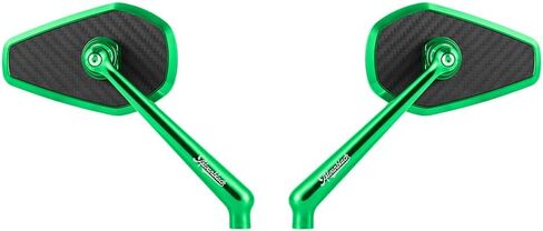 Advanblack Axion Performance Style Mirrors Universal Motorcycle Rear View Mirrors Compatible with Harley Sportster Road King Street Electra Glide Road Glide Dyna Softail Indian (Gold) in Saudi Arabia
