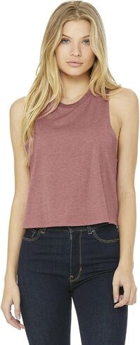 Apparel Globe Women's Racerback Cropped Tank Top in Saudi Arabia