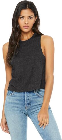 Apparel Globe Women's Racerback Cropped Tank Top in Kuwait