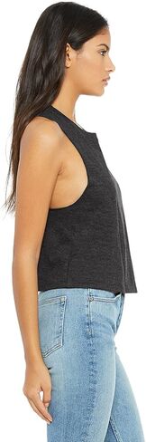 Apparel Globe Women's Racerback Cropped Tank Top in Kuwait