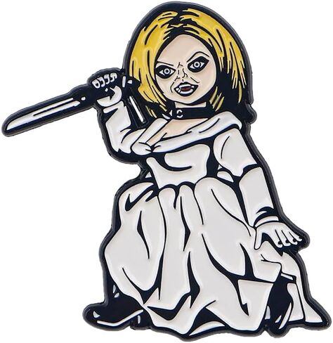 2pcs أفلام تلفزيونية رعب هالوين دبابيس ، دبوس معدني للنساء ، الرجال in Kuwait