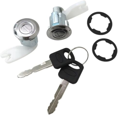 2 Sets of Door Lock Cylinder and Keys Set Repl.#F2UZ1522050A for Ford Explorer 1991-1995 US in Saudi Arabia
