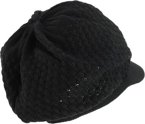 Rastafarian Dreadlock Knit Oversized Slouch Cotton Visored Beanie in Saudi Arabia
