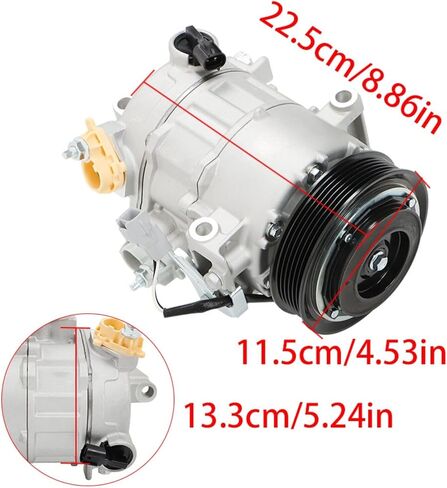 Gxywady AC ضاغط استبدال RAM 1500 5.7L 2014 2015 2015 2017 2018 استبدال RAM 1500 Classic 5.7L 2019 2020 2021 2022 in Saudi Arabia
