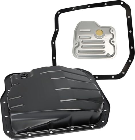 Transmission Oil Pan Kit w/Gasket & Filter Fit for Toyota Avalon/Camry/Corolla/Highlander/RAV4/Matrix/Solara/Sienna 2004-2013, Fit for Lexus ES330 3.3L/RX330 &RX350 3.5L 2004-2009 58010 265-836 in Saudi Arabia
