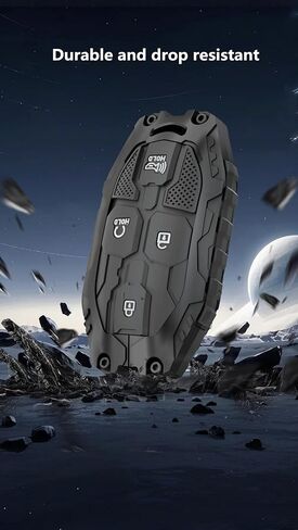غطاء مفتاح FOB لـ HYUNDAI 7 CHEY CASE ، إكسسوارات حماية القذيفة الثقيلة لـ Hyundai Sonata Santa Fe Tucson Kona Grandeur Ioniq 6 Key FOB (Model-B-Black) in Kuwait
