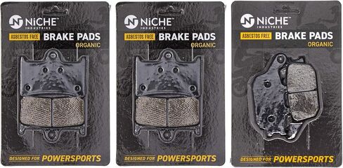 NICHE Brake Pad Set for Yamaha FZ6 FZ6R 5VN-25805-00-00 5VX-25806-00-00 Front Rear Semi-Metallic in Saudi Arabia
