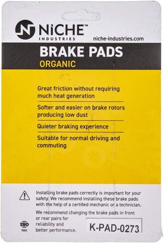NICHE Brake Pad Set for Yamaha FZ6 FZ6R 5VN-25805-00-00 5VX-25806-00-00 Front Rear Semi-Metallic in Saudi Arabia