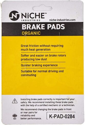 NICHE Brake Pad Set for Yamaha FZ6 FZ6R 5VN-25805-00-00 5VX-25806-00-00 Front Rear Semi-Metallic in Saudi Arabia