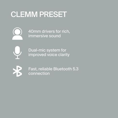 سماعات الرأس اللاسلكية المسبقة مع الميكروفون ، وقت اللعب 95 ساعة ، البلوتوث ، رغوة الذاكرة واللمس الناعم ، الجرافيت in Kuwait