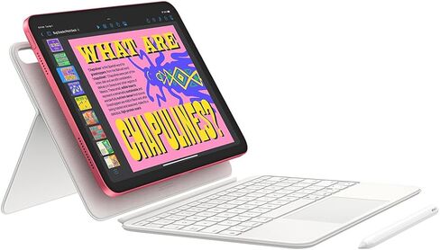 Apple iPad 11 بوصة: A16 Chip ، طراز 11 بوصة ، شاشة شبكية شبكية سائلة ، 128 جيجابايت ، Wi-Fi 6 ، 12 ميجا بايت الأمامية/12 ميجابكسل ، معرف اللمس ، عمر البطارية طوال اليوم-أصفر مع AppleCare+ (عامين) in Kuwait