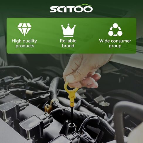 Scitoo 06J115611F محرك Dipstick لـ Audi A4 2009-2017 ، لـ Audi A4 Quattro 2009-2017 ، لـ Audi A5 Quattro 2010-2017 in Saudi Arabia