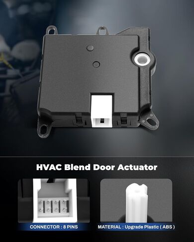 Lujuntec A/C Havc Heater Clend Actuator Presentive 604-213 1L2Z19E616BA 2L2H19E616AA for 2002-2011 for Ford/Lincoln/for Mercury Models | مباشرة ملائمة HVAC Control Control Air Air Artuator in Saudi Arabia