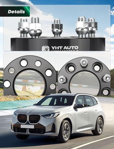 YHTAUTO 5x5 فواصل العجلات 1.5 بوصة نوبات JK JL JL WL JT WK2 JEEP GRAND CHEROKEE ، Wrangler ، Gladiator ، Chevy ، GMC ، Dodge Models 5x127mm Flucers W/ M14x1.5 in Saudi Arabia