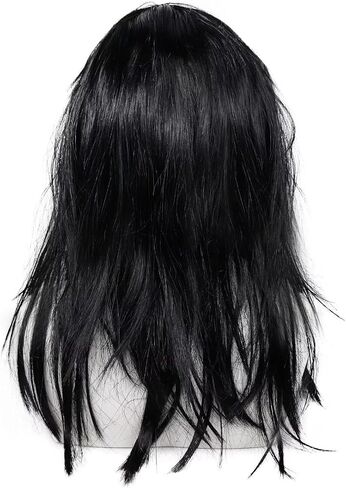 Scary Halloween Mask Crying Woman Mask with Wigs Horror Evil Ghost Devil Creepy Demon Full Head Latxe Mask Scary Halloween Masquerade Party Cosplay Props in Saudi Arabia