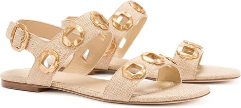 Larroudé Milan Flat Sandal in Kuwait