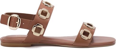 Larroudé Milan Flat Sandal in Kuwait