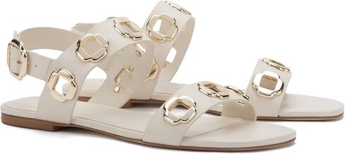 Larroudé Milan Flat Sandal in Kuwait