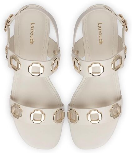 Larroudé Milan Flat Sandal in Kuwait