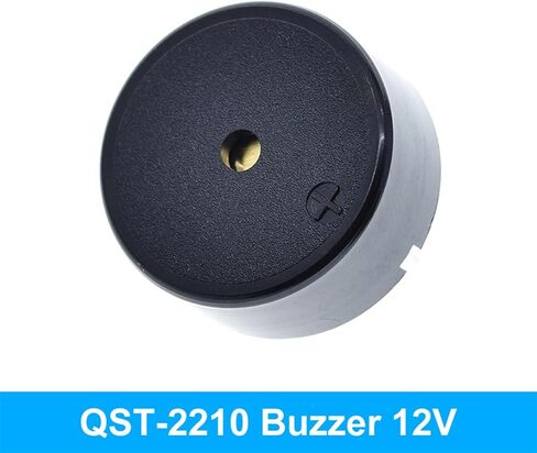 1/5PCS QST-2210 Environmental Friendly 12V Piezoelectric Buzzer 22 * 7 Passive Alarm Buzzer(5pcs) in Saudi Arabia