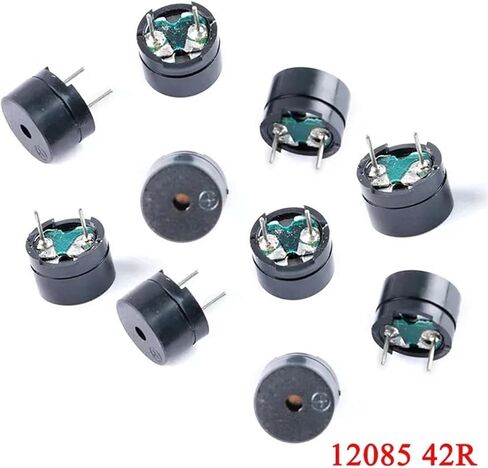 10pcs/5pc Passive Buzzer AC 12MMx8.5MM 12085 42R Resistance 3V 5V 9V 12V Use Mini Piezo Buzzers(10 Pieces) in Saudi Arabia