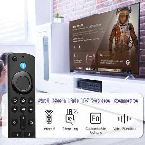 Replacement Remote Control for TV Stick，for Fire Smart TVs Stick (2nd Gen), AMZ Smart TV (3rd Gen), TV Cube (1st/2nd Gen), TV Stick Lite, TV Stick 4K in Saudi Arabia