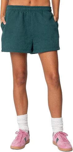 Mxiqqpltky Elastic Low Rise SweatShorts for Women Casual Loose Solid Color Lounge Shorts Y2k Athletic Summer Shorts in Saudi Arabia
