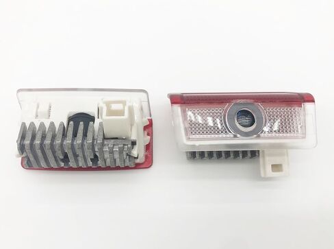 2PC باب السيارة LED LED LIDO LIGHTOR ، WELLIS LAMP SHADOW LAMP ، Automotive Step Light متوافق مع 2014-2020 C W205 A W176 B E W212 W213 ML W166 GLA GLB GLC GLS. (W205) in Saudi Arabia