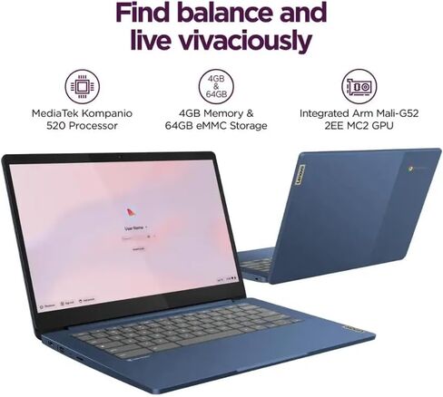Lenovo 15.6"FHD Chromebook-Intel Quad-Core N4120(> N4020)4GB RAM,320GB Storage,(64GB eMMC+256GB SDCard),Home & Student Laptop,with Privacy camera,Wi-Fi6,HDMI1.4,Chrome OS,Long Battery Life,Artic Grey in Saudi Arabia