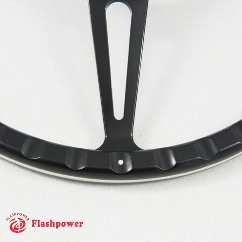Flashpower 15'' Laminated Black Forest Wood 6 bolt Steering Wheel with Horn Button in Saudi Arabia