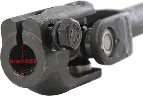 Adjustable Steering Shaft Kit for Go Kart, Golf Cart, ATV, Quad, Trike - 480-580mm (19 inch- 23 inch) Metal Rack, Universal Fit in Kuwait