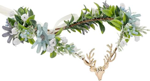 MOSTORY Woodland Daisy Fairy Crown - Flower Elf Crown for Fairy Accessories Women Renaissance Renfaire Cosplay Fantasy Outfit in Saudi Arabia