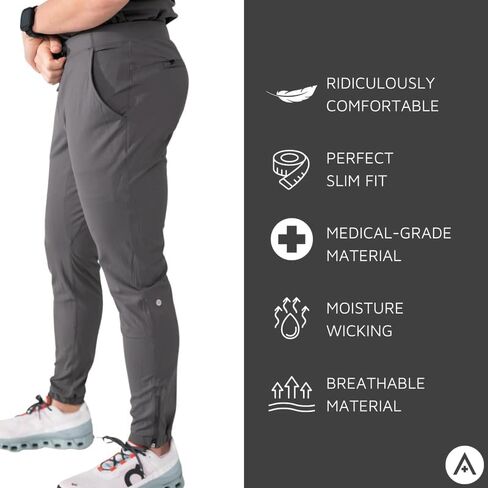 ALTA - Gerold Jogger - Men's Pant Scrub Bottoms - Ridiculously Comfortable for Long Shifts in Saudi Arabia