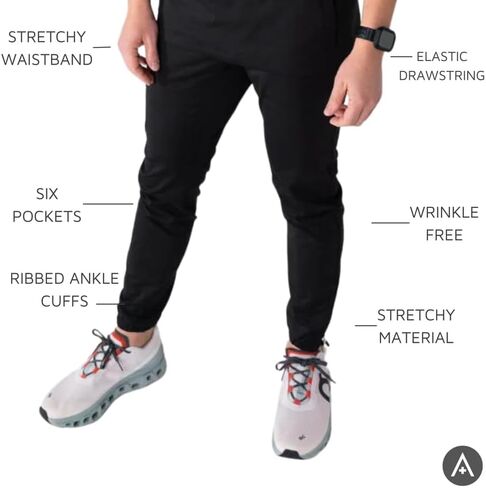 ALTA - Gerold Jogger - Men's Pant Scrub Bottoms - Ridiculously Comfortable for Long Shifts in Saudi Arabia