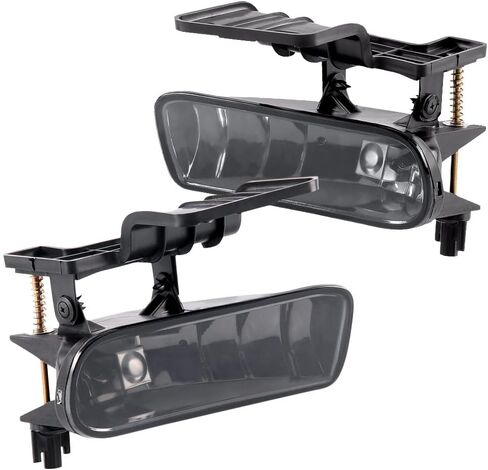 ALLGOOD LED Fog Lights w/Bulbs, Compatible with Chevy Silverado 1500 Pickup 2016-2018, Front Bumper Driving Fog Lights Lamps Clear Lens 1Pair in Kuwait