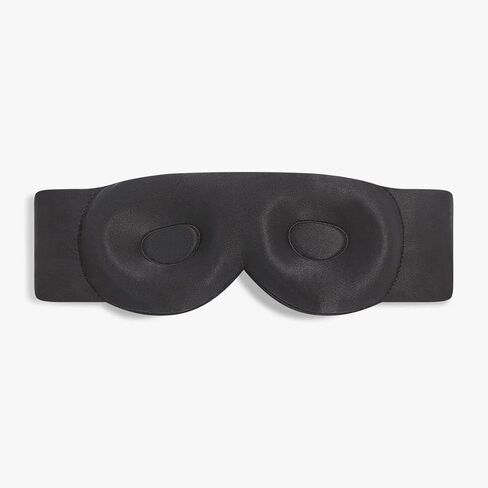 Dore & Rose Deep Sleep Mask, 100% Light Blocking Mulberry Silk Eye Mask (23 Momme) with Extra Room for Lashes, Reduces Eye Bags & Dark Circles, Adjustable Travel Sleep Mask for Men & Women (Black) in Saudi Arabia