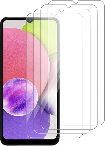 4 Pack Glass Screen Protector Compatible for Samsung Galaxy S21 FE 5G / SM-g990u [9H Hardness]-HD Screen Tempered Glass, Scratch Resistant,Easy Install [Case Friendly] in Kuwait