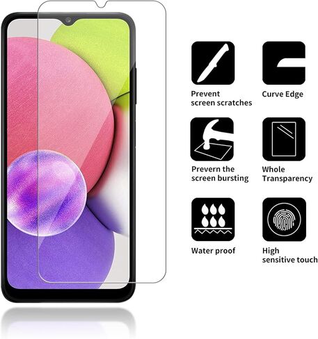 4 Pack Glass Screen Protector Compatible for Samsung Galaxy S21 FE 5G / SM-g990u [9H Hardness]-HD Screen Tempered Glass, Scratch Resistant,Easy Install [Case Friendly] in Kuwait