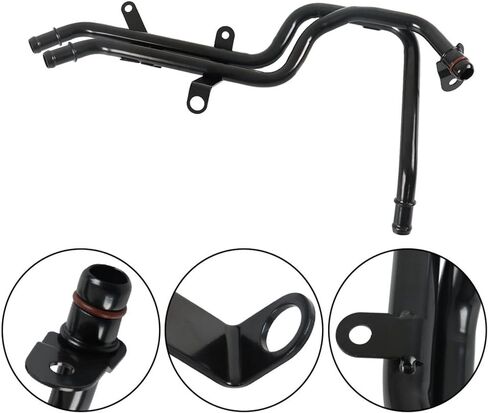 HVAC سخان HOTER HOSE ASSEMBLY PROMPLE PROMPLE لـ Impala Uplander Malibu Monte Carlo Montana Terraza Vue Relay 2006-2011 ، الأسود ، الفولاذ المقاوم للصدأ ، موصل متورط NPT ، قطعة واحدة in Saudi Arabia