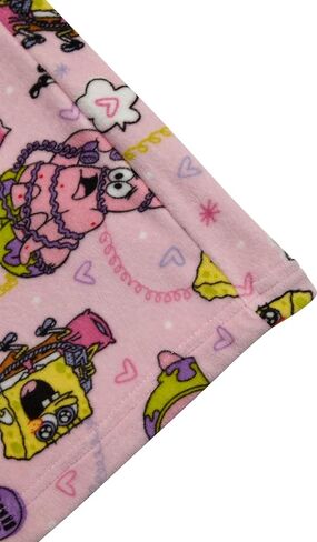 Spongebob Squarepants Womens Pajama Pants - Soft Stretch Pj Pants ملابس للنوم للنساء مع الخصر المرن (S -XL) in Kuwait